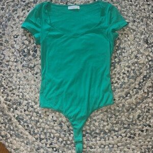 Green T-shirt Bodysuit